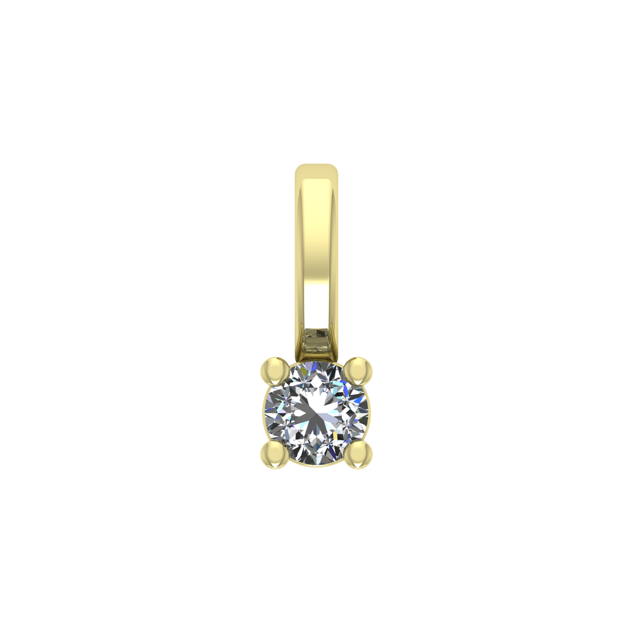 SOLITAIRE DIAMONDS 1.90mm ROUND PENDANT